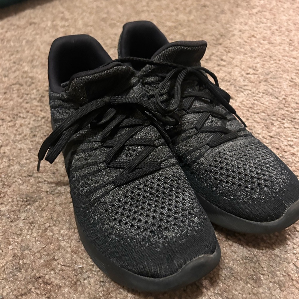 Nike Black Knit Athletic Sneakers